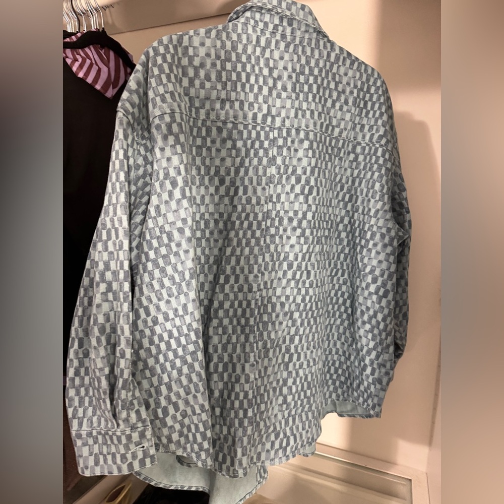 Target Blue Patterned Jacket - Picture 2 of 4